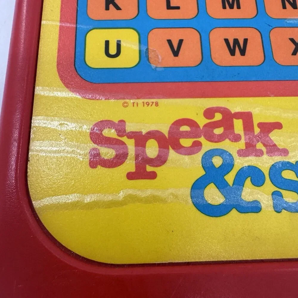 Vintage USA Speak & Spell Texas Instruments 1978 Electronic Learning Toy Tested